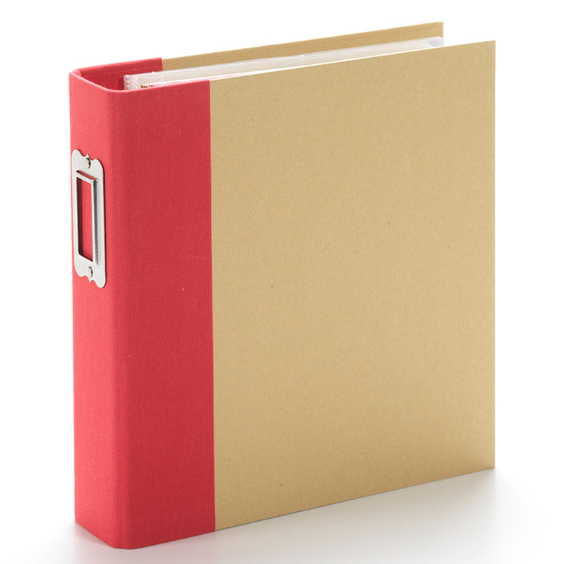 New! Limited Edition 6x8 SN@P! Binder - Cranberry