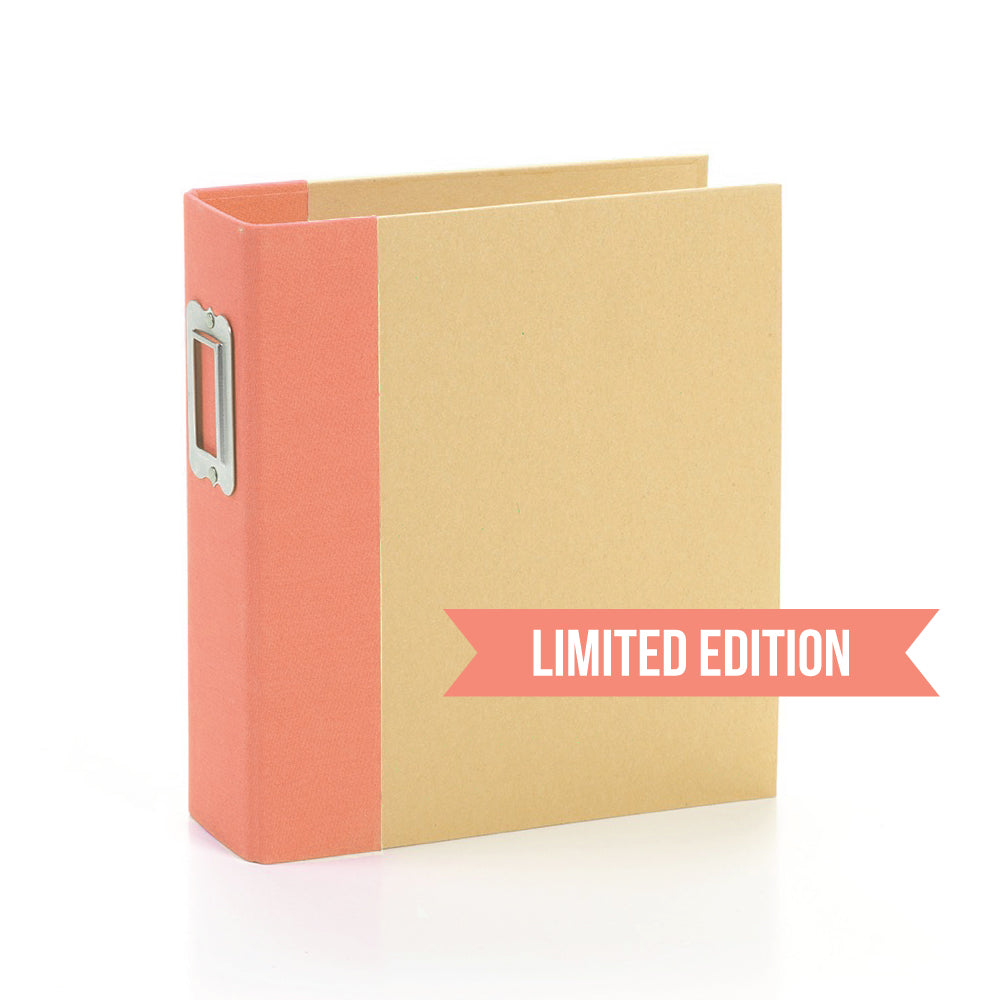 SN@P! Limited Edition 6x8 Binder - Coral