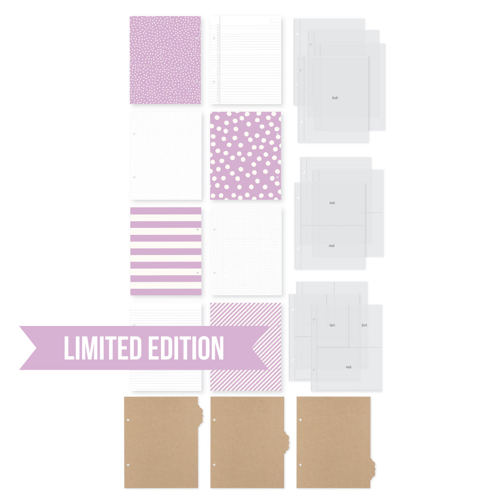 SN@P! Limited Edition 6x8 Binder - Lilac