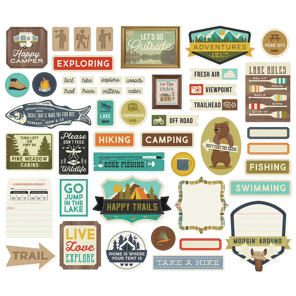 Happy Trails Journal Bits & Pieces