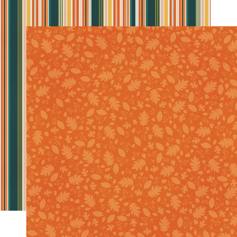 Fall Farmhouse 12x12 Paper - Peach/Dots