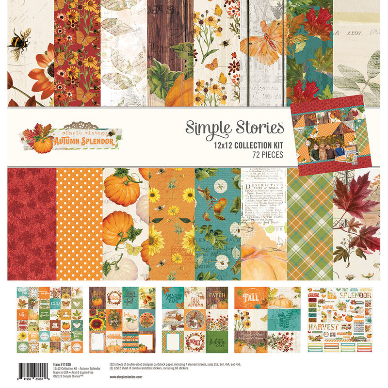 Autumn Splendor 12x12 Banner Sticker