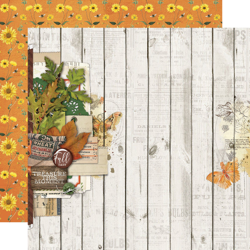 Autumn Splendor 12x12 Paper - Autumn Leaves
