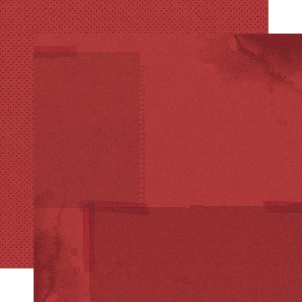 Autumn Splendor 12x12 Paper - Crimson/Dots