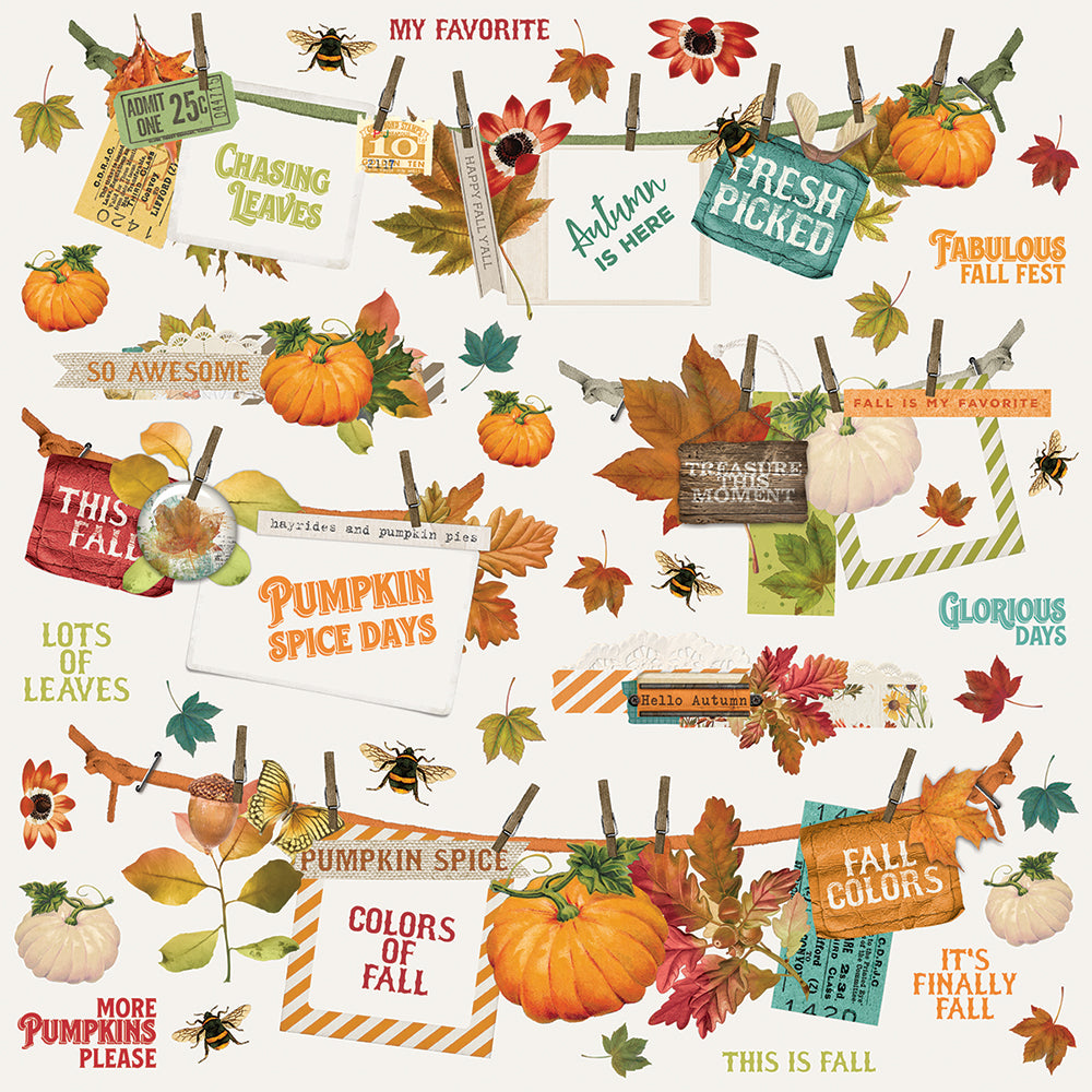Autumn Splendor Layered Frames – Simple Stories