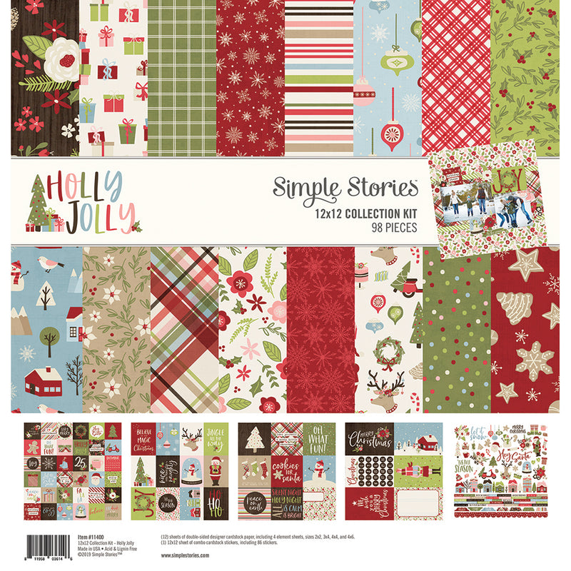Holly Jolly 12x12 Paper - Oh What Fun!
