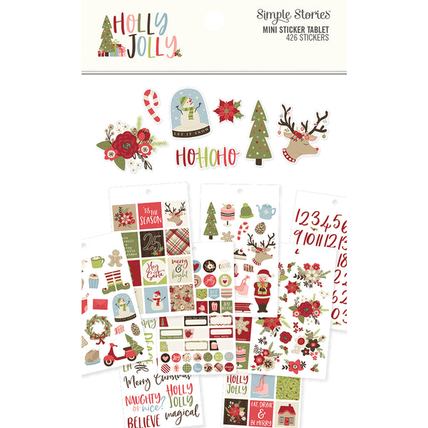 Holly Jolly Mini Sticker Tablet – Simple Stories