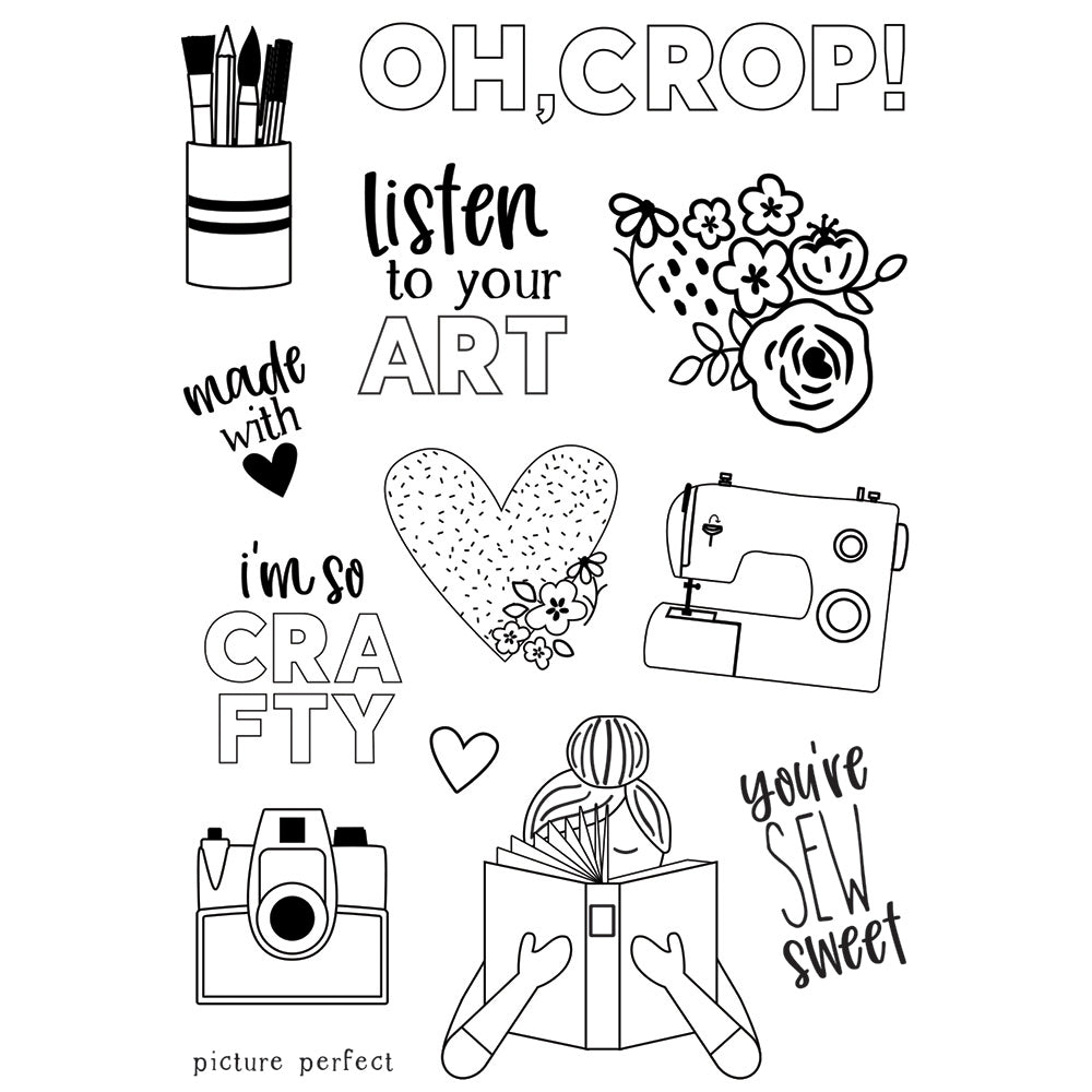 Hey, Crafty Girl! Stamps