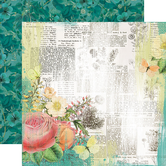 Simple Vintage Garden District 12x12 Paper - Live for Today