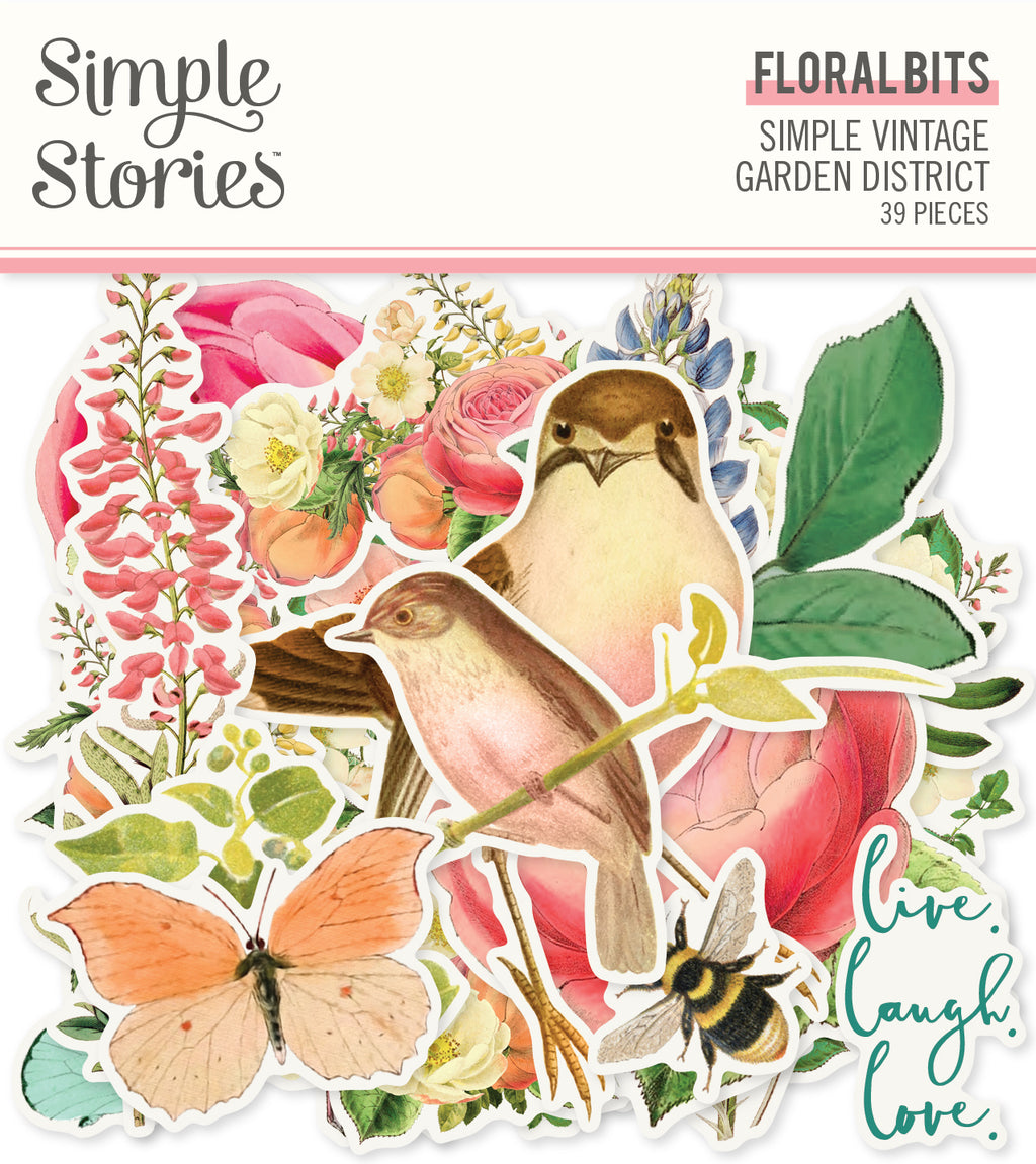 Simple Vintage Garden District Floral Bits & Pieces