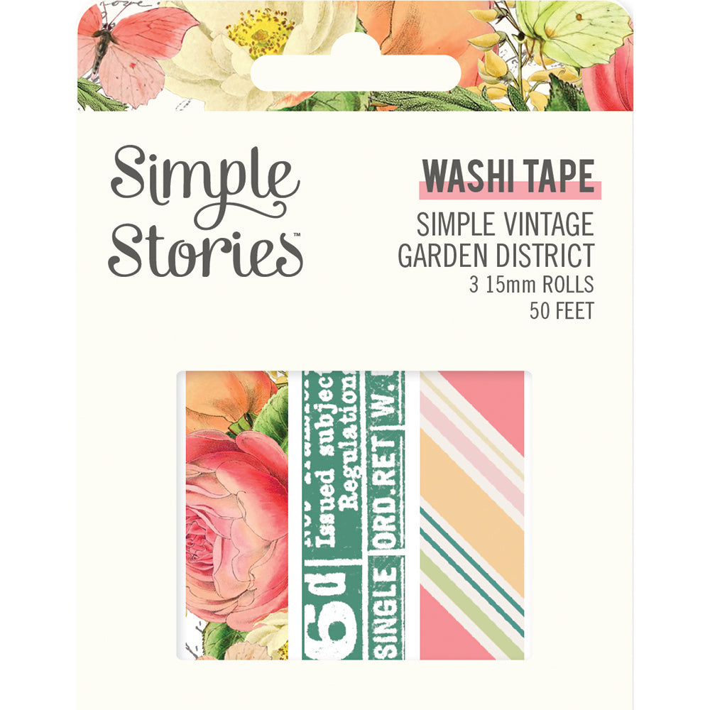Simple Vintage Garden District Washi Tape