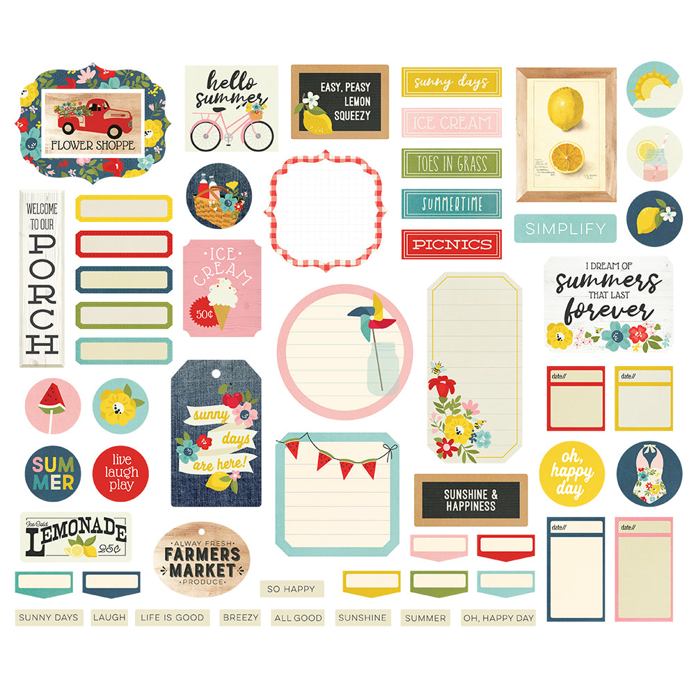 Introducing NEW Summer Fresh Collection  Imprimibles scrapbook, Planner  stickers, Historias sencillas