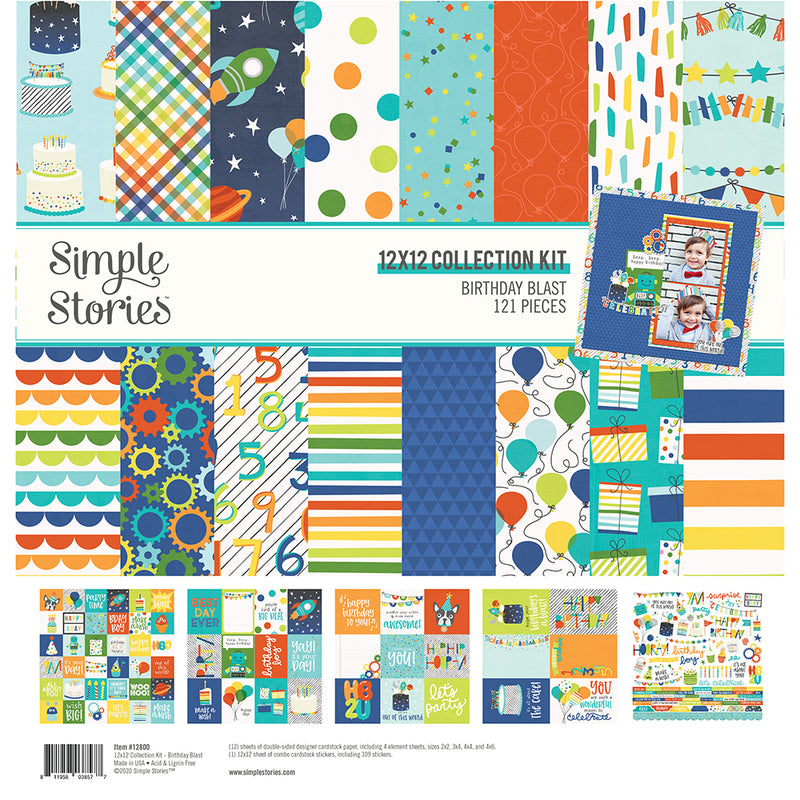 Birthday Blast 12x12 Paper - Good Times