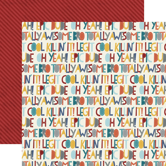 Color Vibe 12x12 Textured Cardstock - Brick