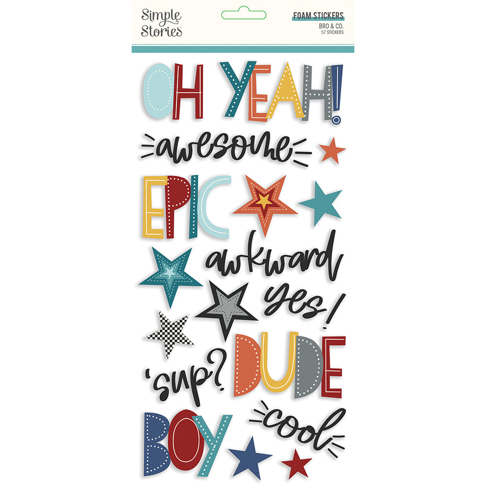 Bro Code Stickers Bro & Co. – Simple Stories