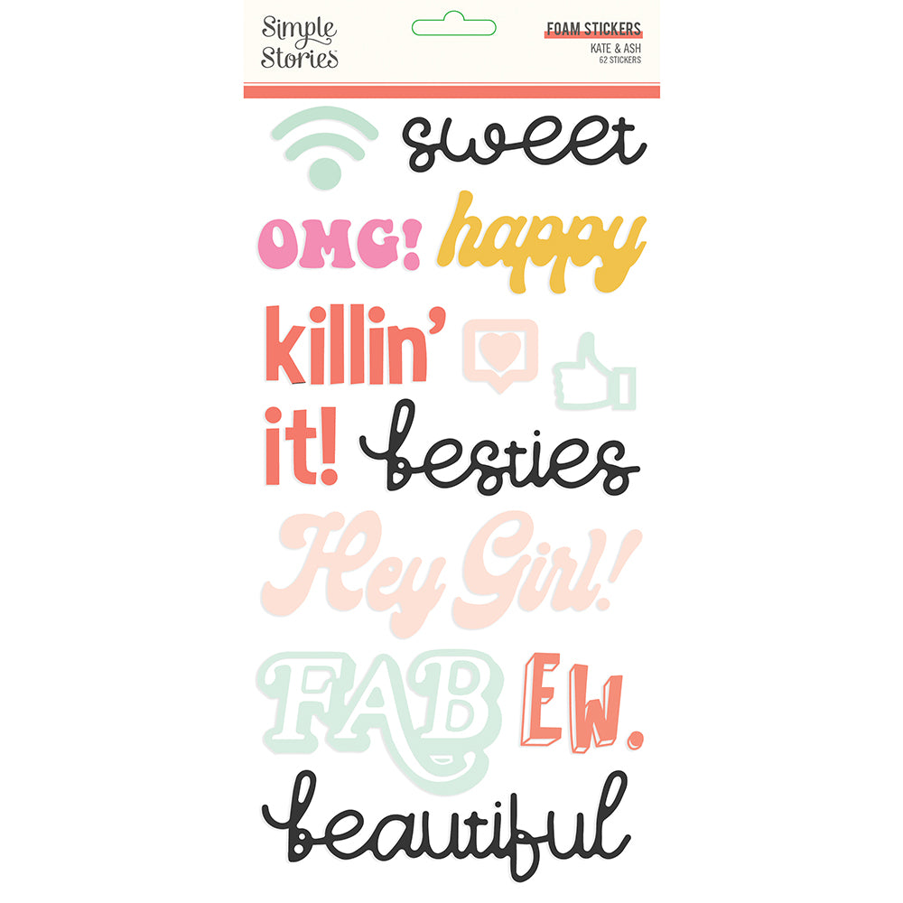 Kate & Ash Foam Stickers
