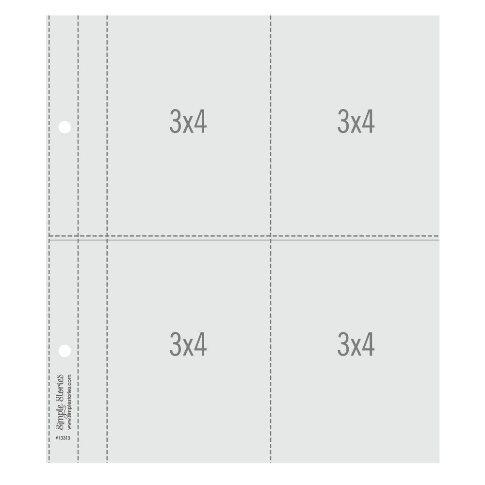 6X8 SN@P! Flipbook Pages - 3x4 Pack Refills