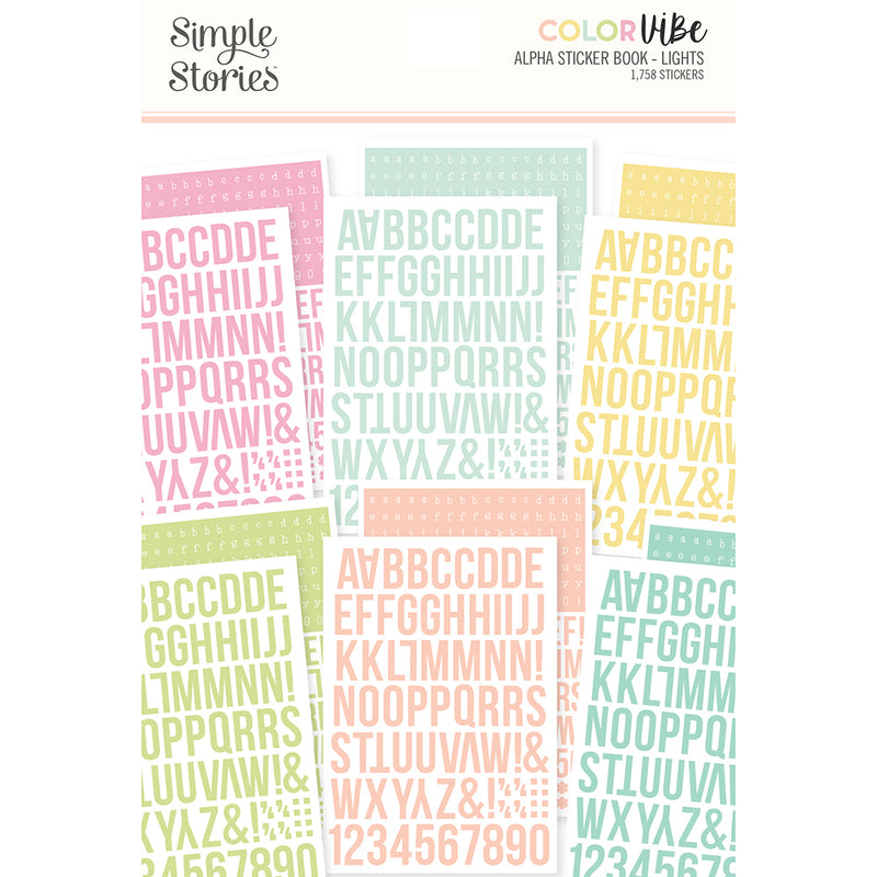 Color Vibe - Alphabet Sticker Book - Summer