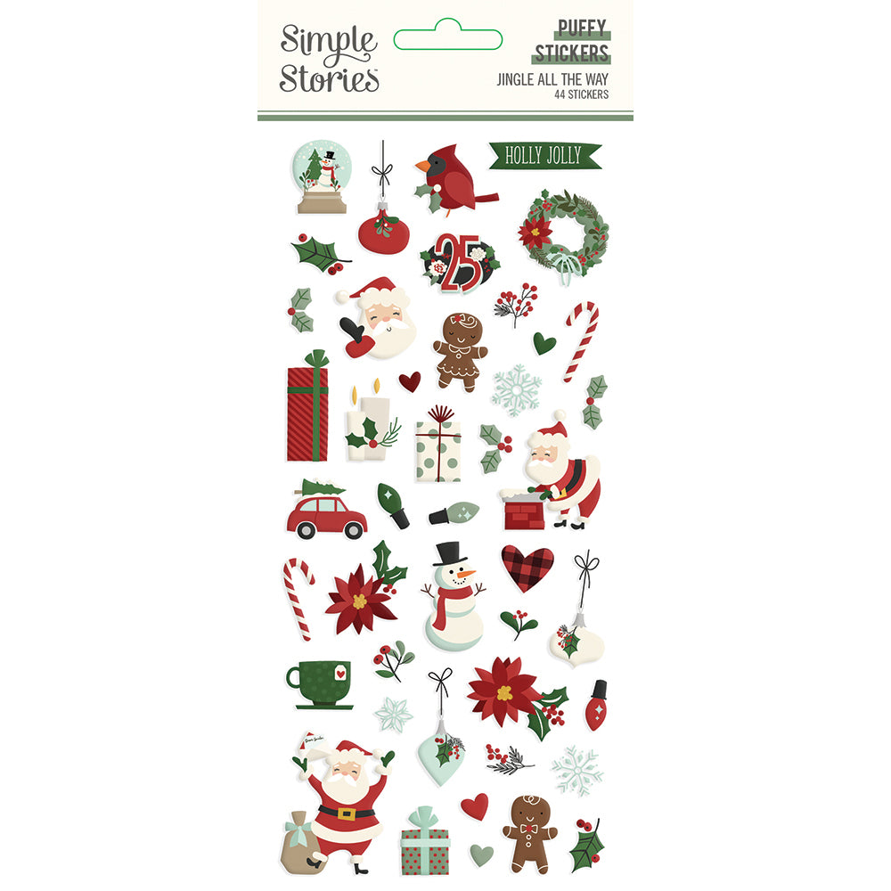 Jingle All the Way - Puffy Stickers