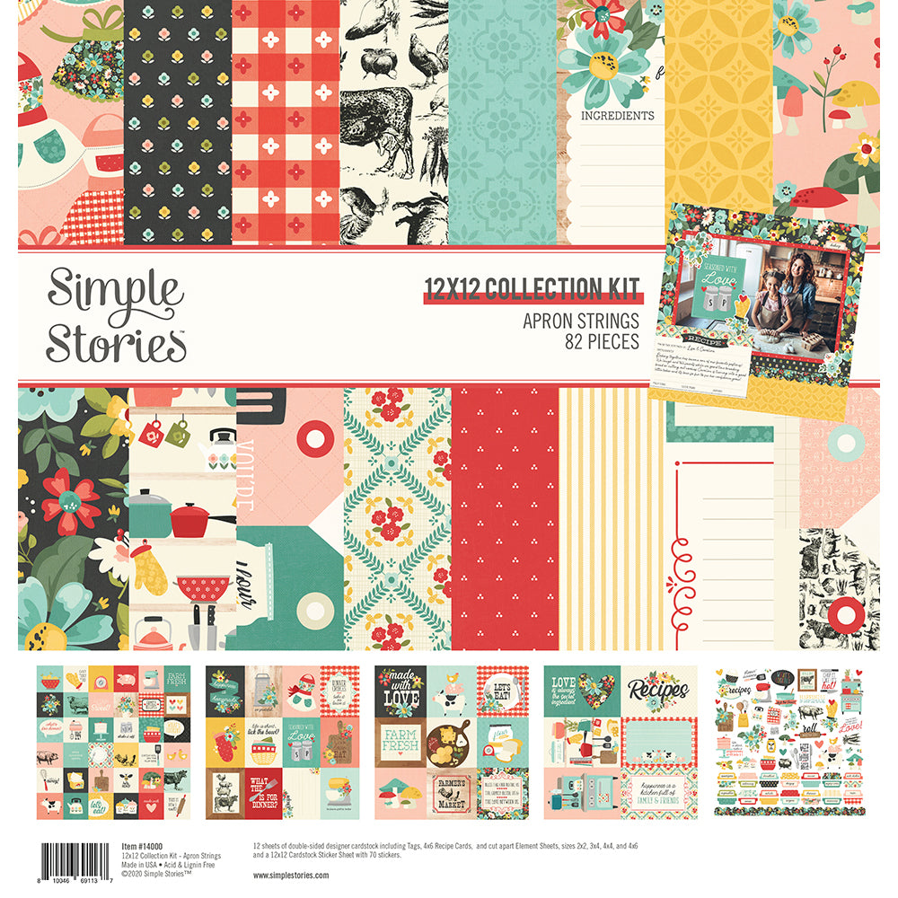 Apron Strings - 4x4 Elements – Simple Stories