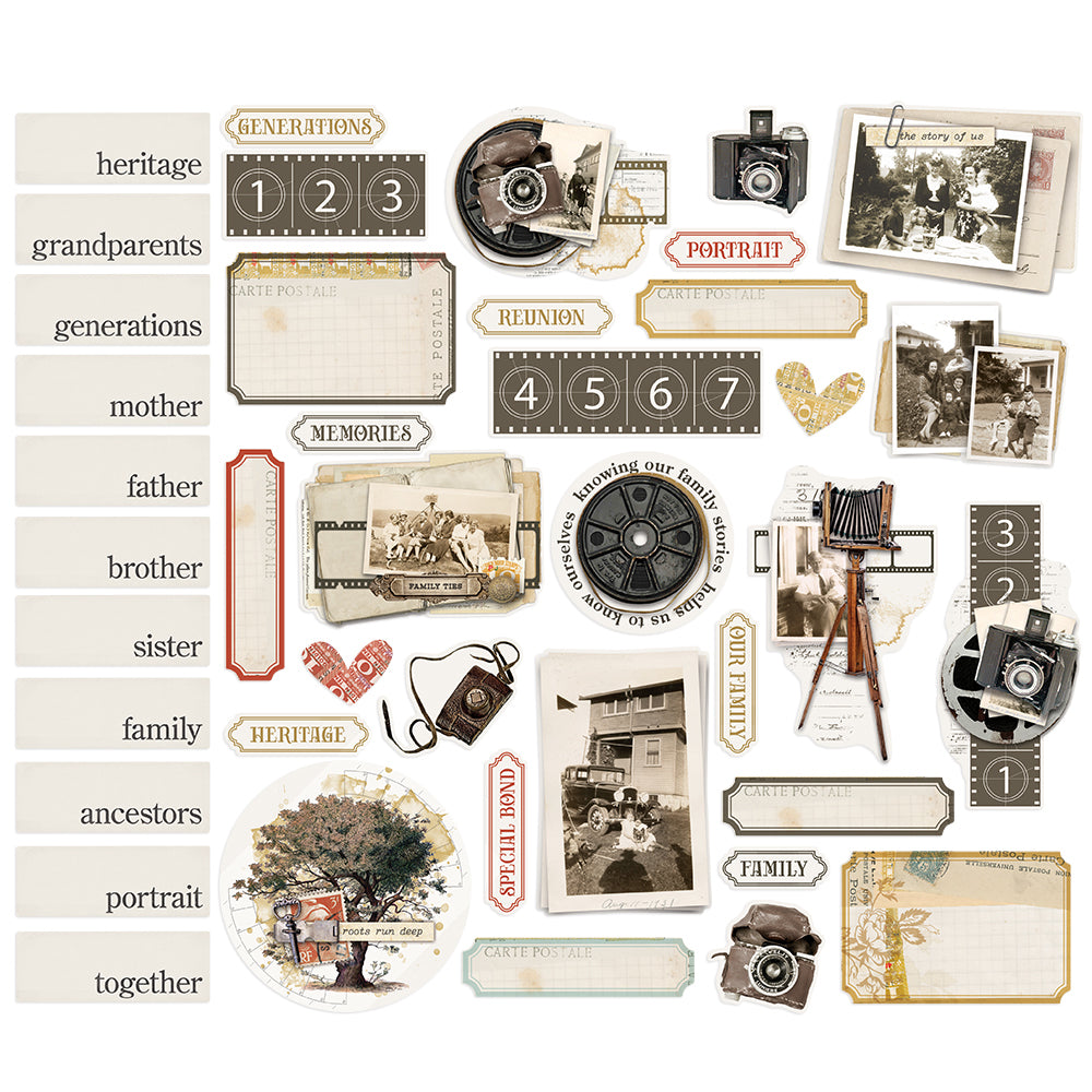 Simple Vintage Ancestry - Cardstock Sticker – Simple Stories