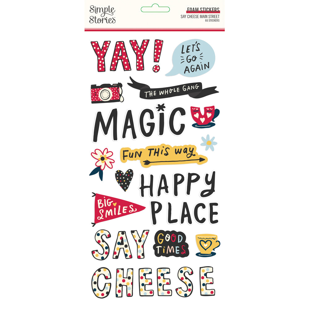 Say Cheese Main Street - Fun Starts Here 12x12 Scrapbook Paper - 5