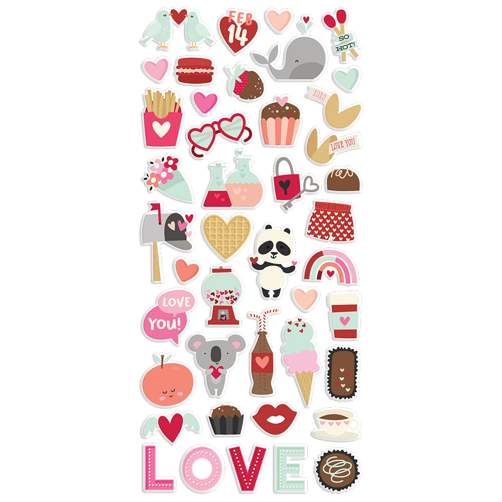 Sweet Talk Cardstock Stickers - Simple Stories