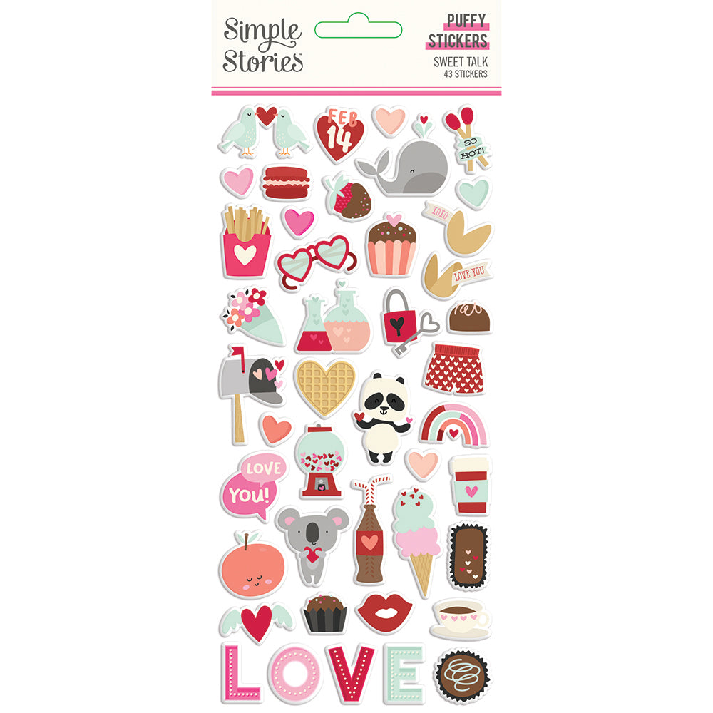 Sweet Talk - Puffy Stickers