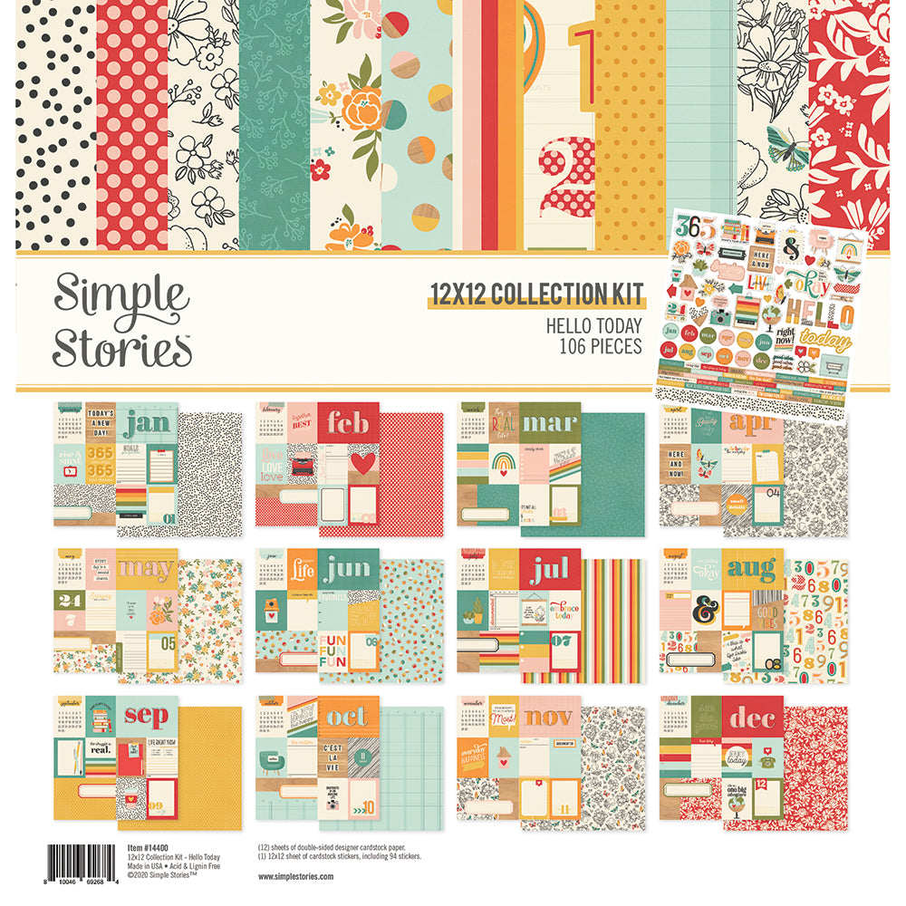 Hello Today 12x12 Collection Kit – Simple Stories