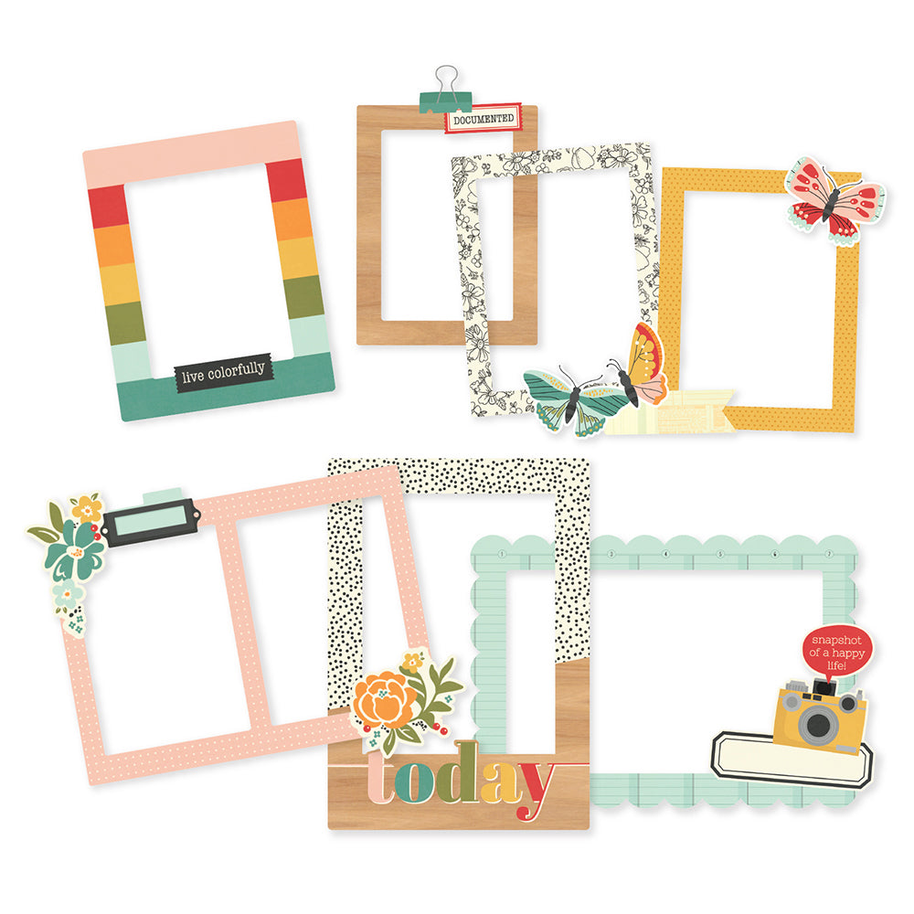 Hello Today - Chipboard Frames