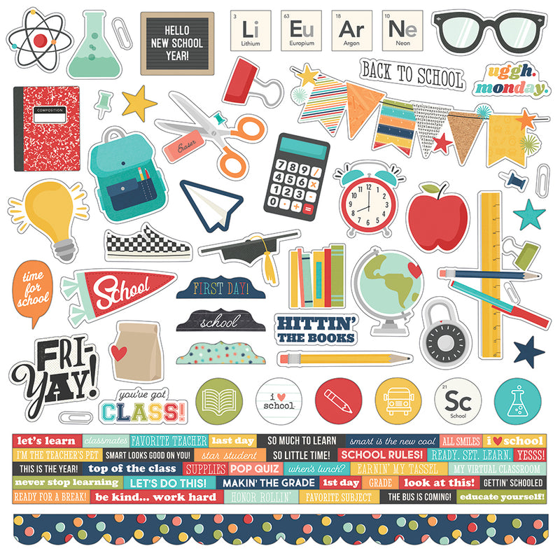 School Life - Sticker Book