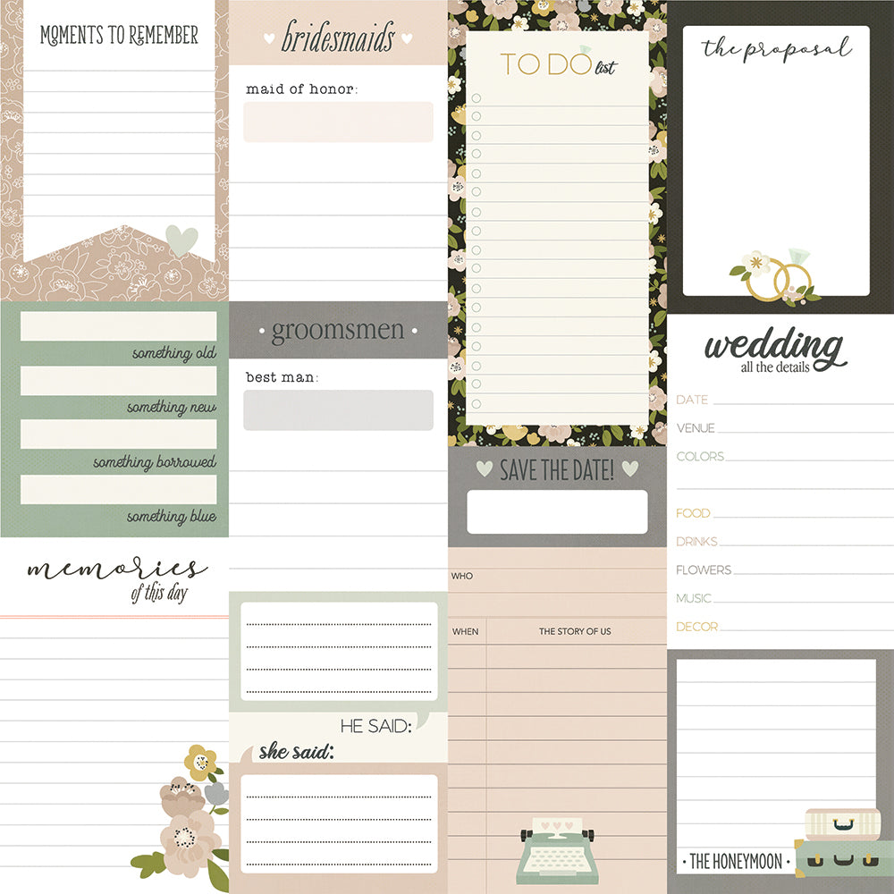 Happily Ever After - Journal Elements