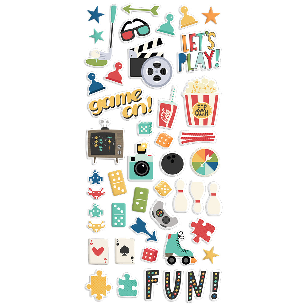 Family Fun - Puffy Stickers