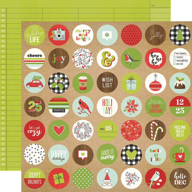 Make it Merry - Cardstock Sticker