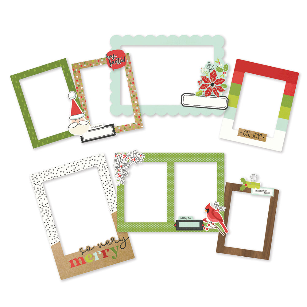 Make it Merry - Chipboard Frames