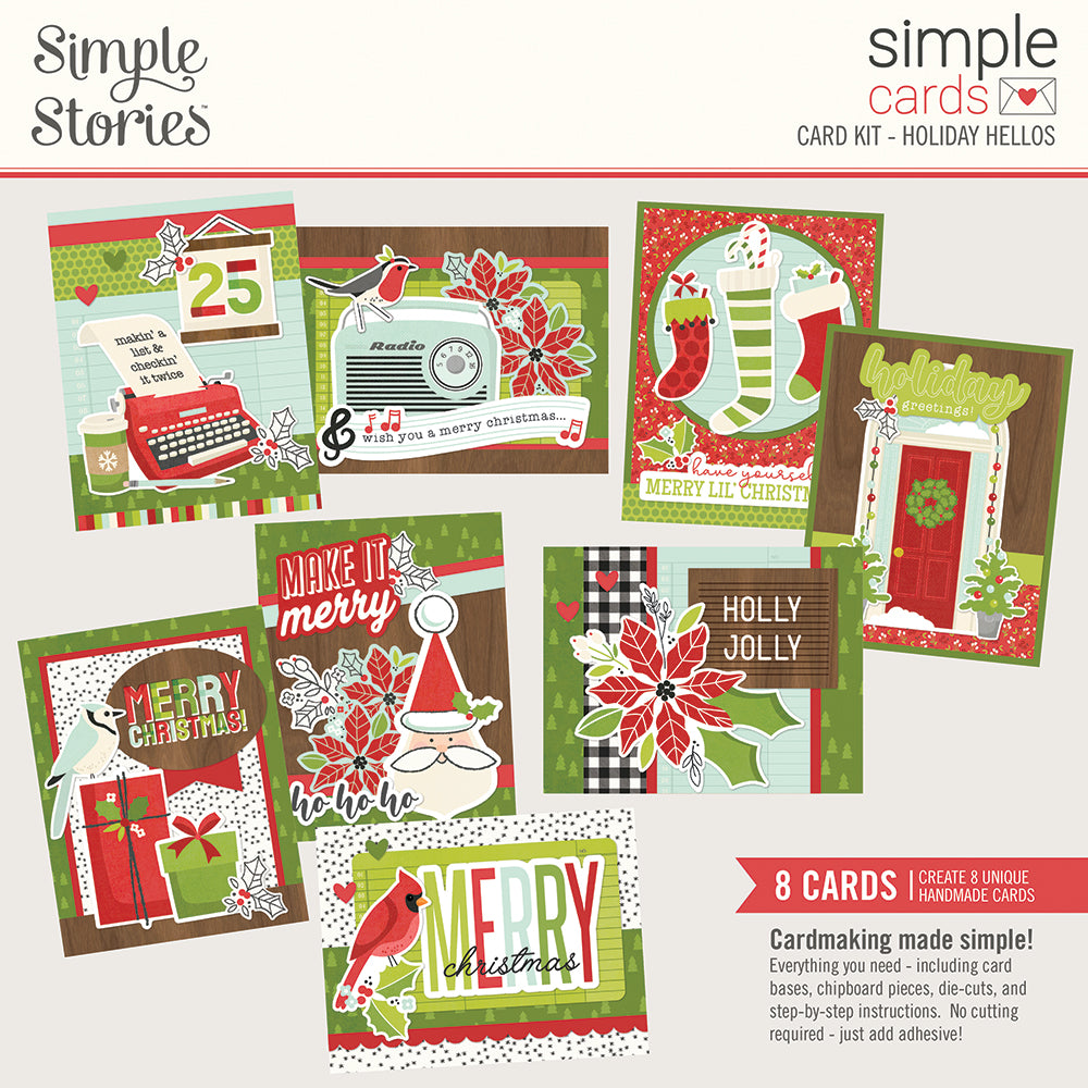 Simple Stories Simple Stories Boho Christmas Simple Cards Card Kit