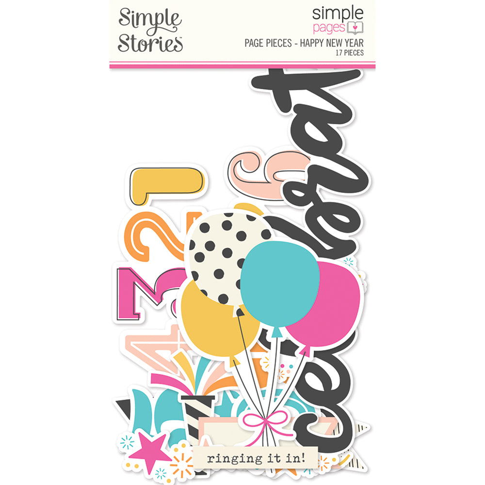 Simple Pages Page Pieces - Happy New Year
