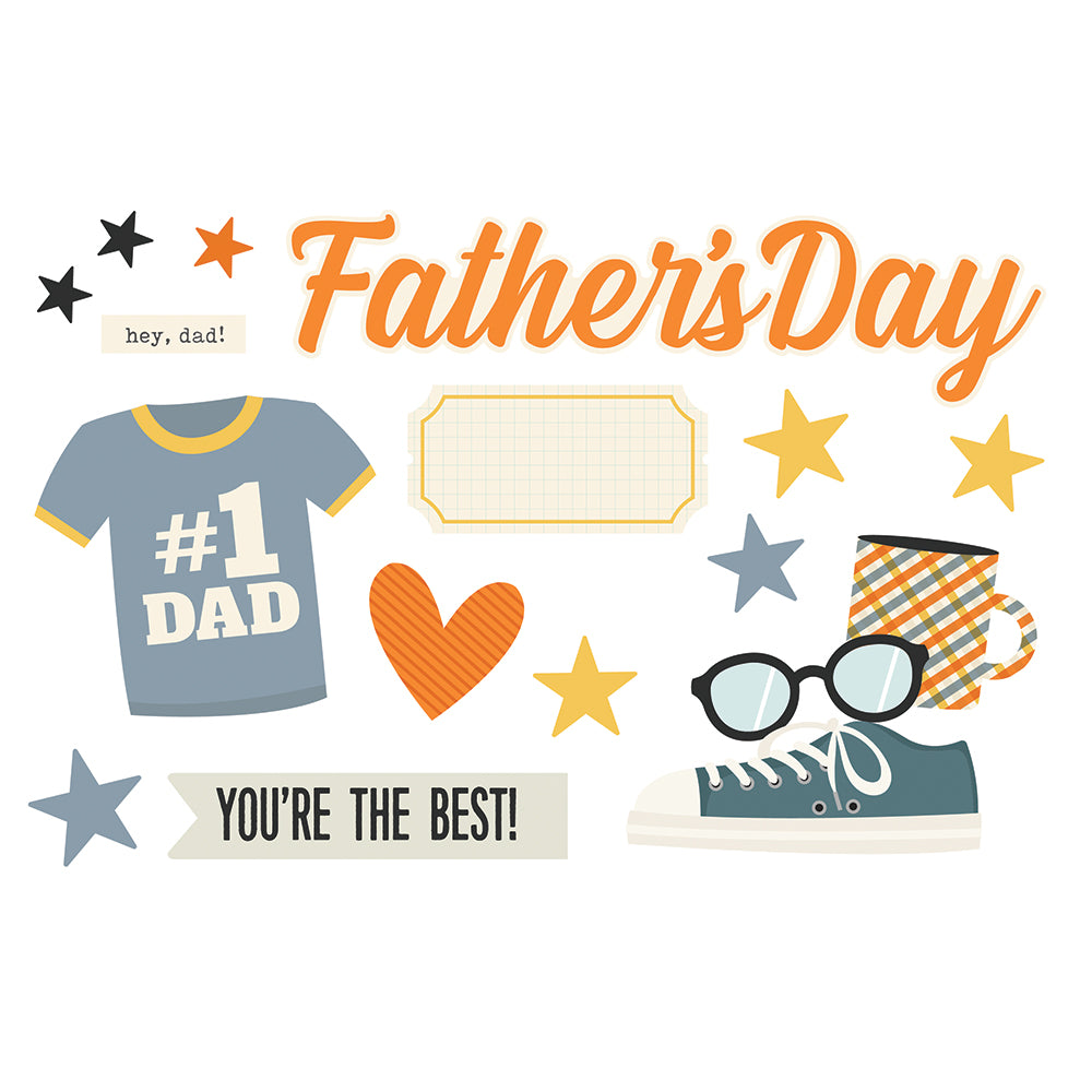 Simple Pages Page Pieces - Father's Day