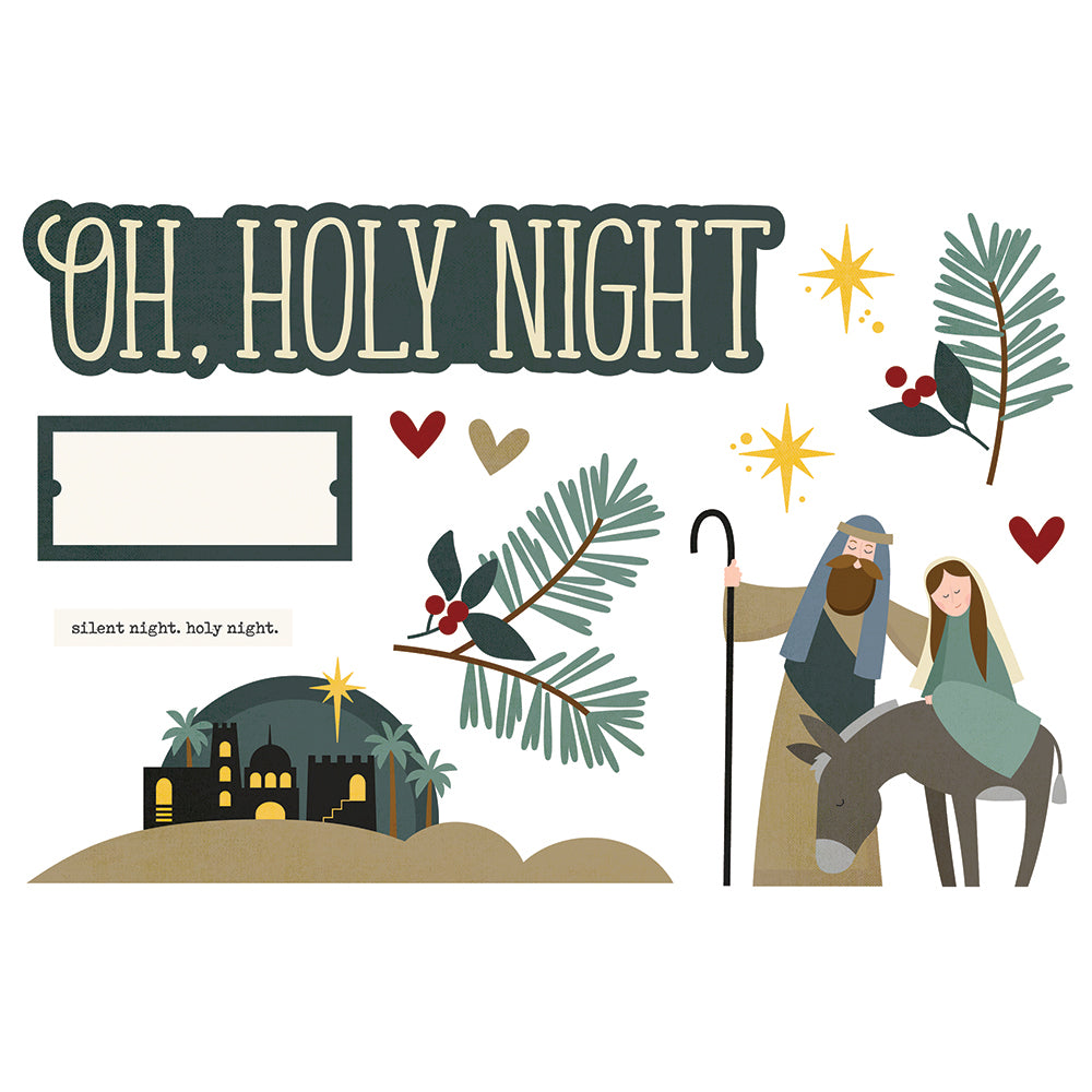 Simple Pages Page Pieces - Oh, Holy Night