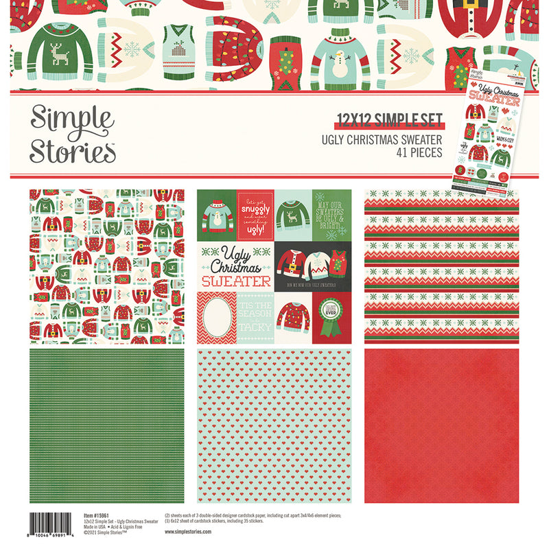 Simple Pages Page Pieces - Ugly Christmas Sweater