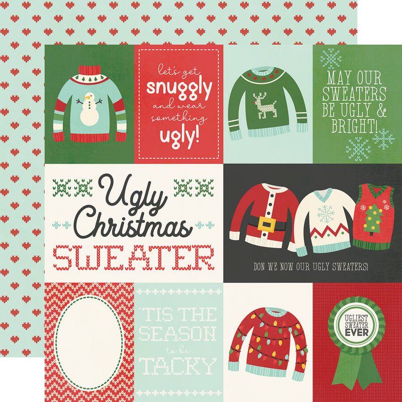 Ugly Christmas Sweater - Eat, Drink and Be Tacky
