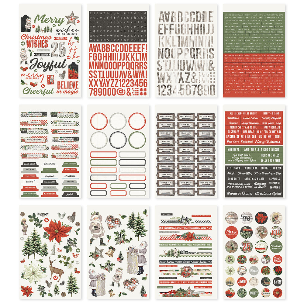 Simple Stories - Simple Vintage 'Tis The Season - Sticker Book