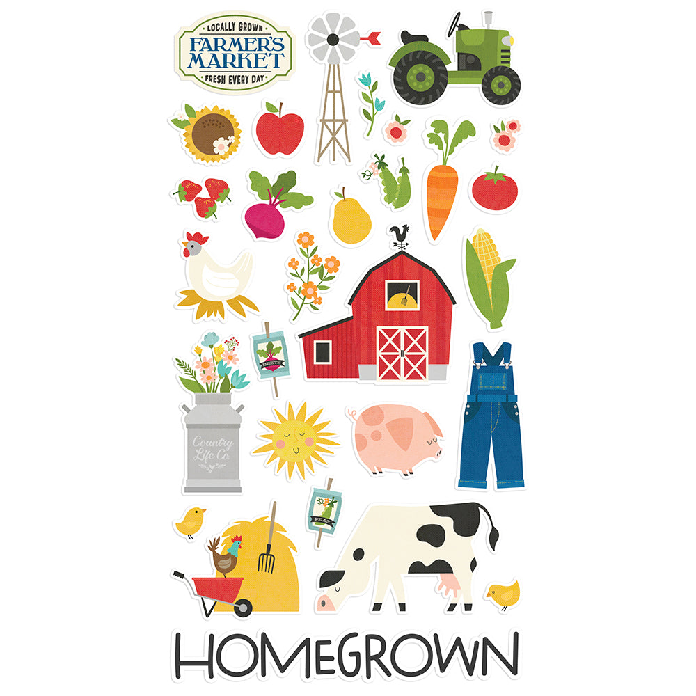 Homegrown - 6x12 Chipboard