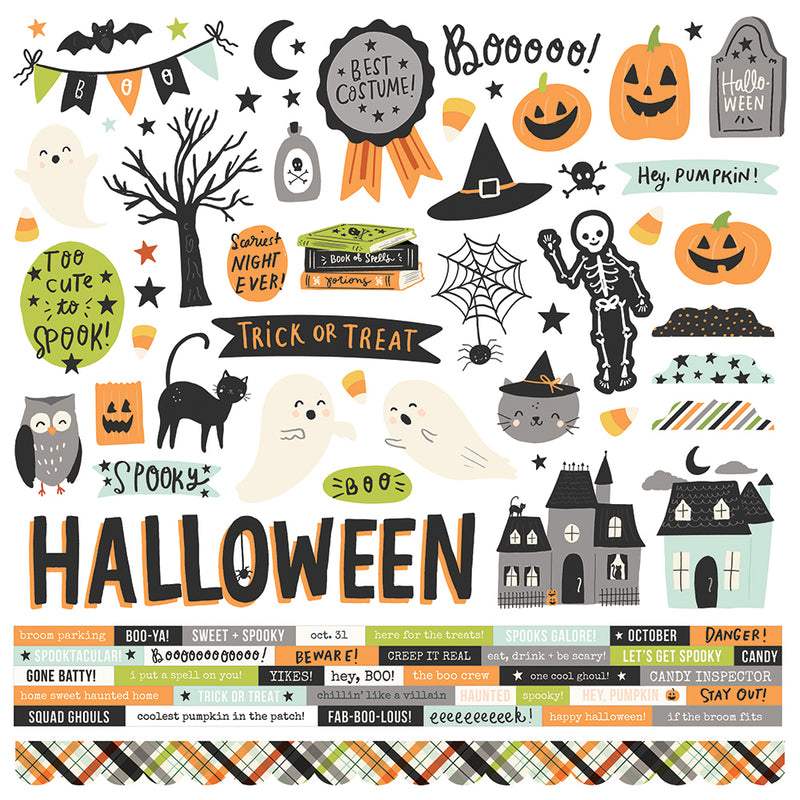 Spooky Nights - Cardstock Sticker