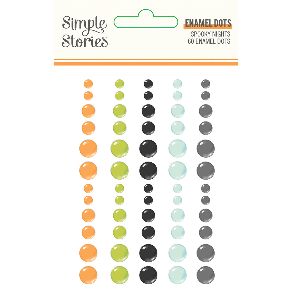 Spooky Nights - Enamel Dots