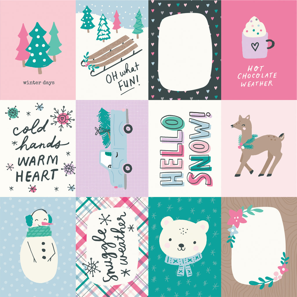 MIDNIGHT FROST Journal Sticker Kit || Winter Stickers, Snow Stickers,  Journaling Stickers, Book Stickers