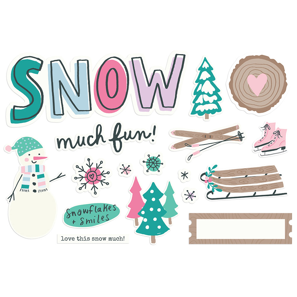 Simple Pages Page Pieces - Snow Much Fun!