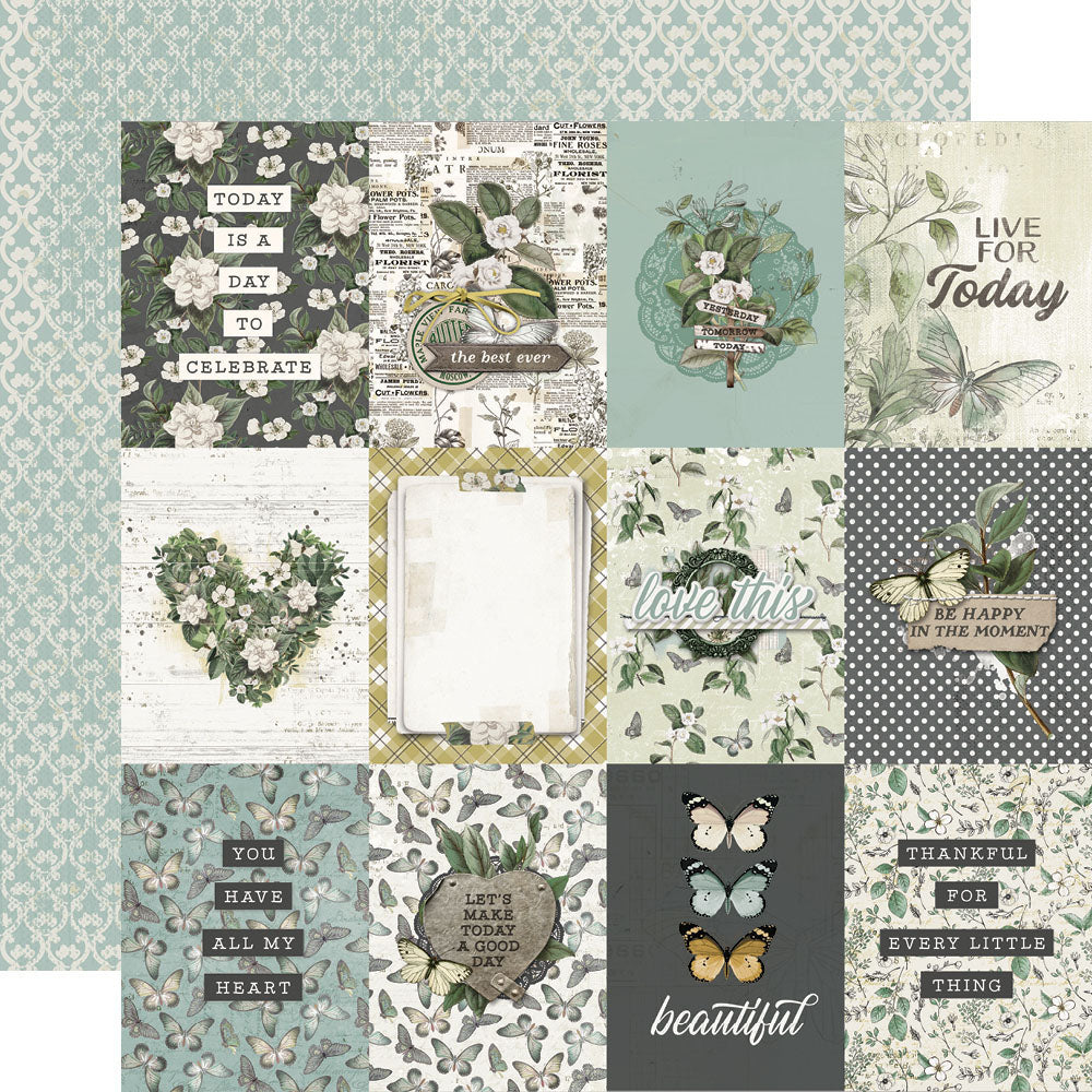 Simple Stories - Simple Vintage Weathered Garden Collection - 12 x