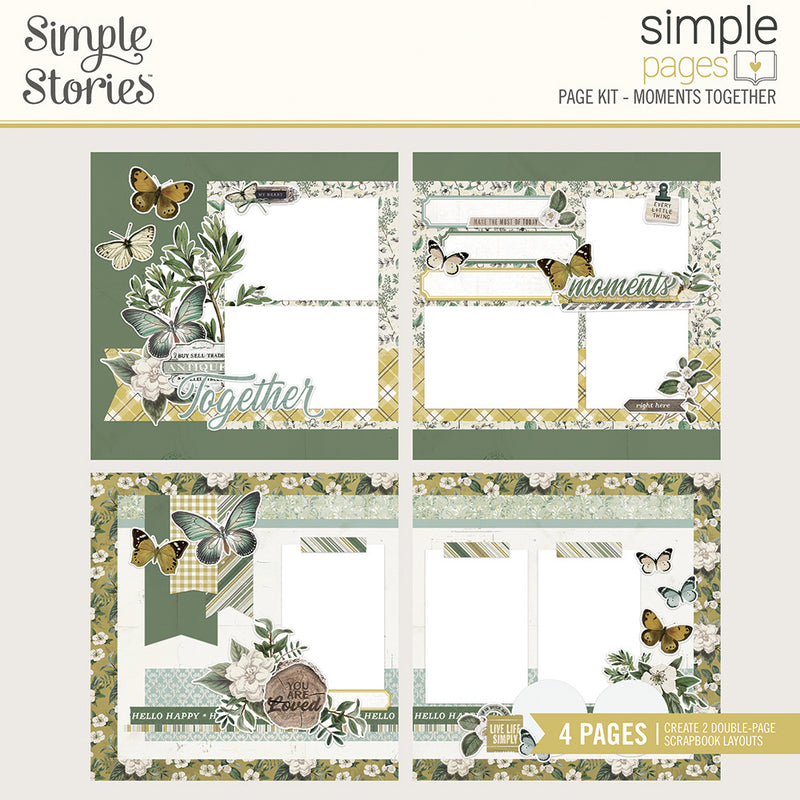 Simple Vintage Indigo Garden - Simple Pages Page Kit