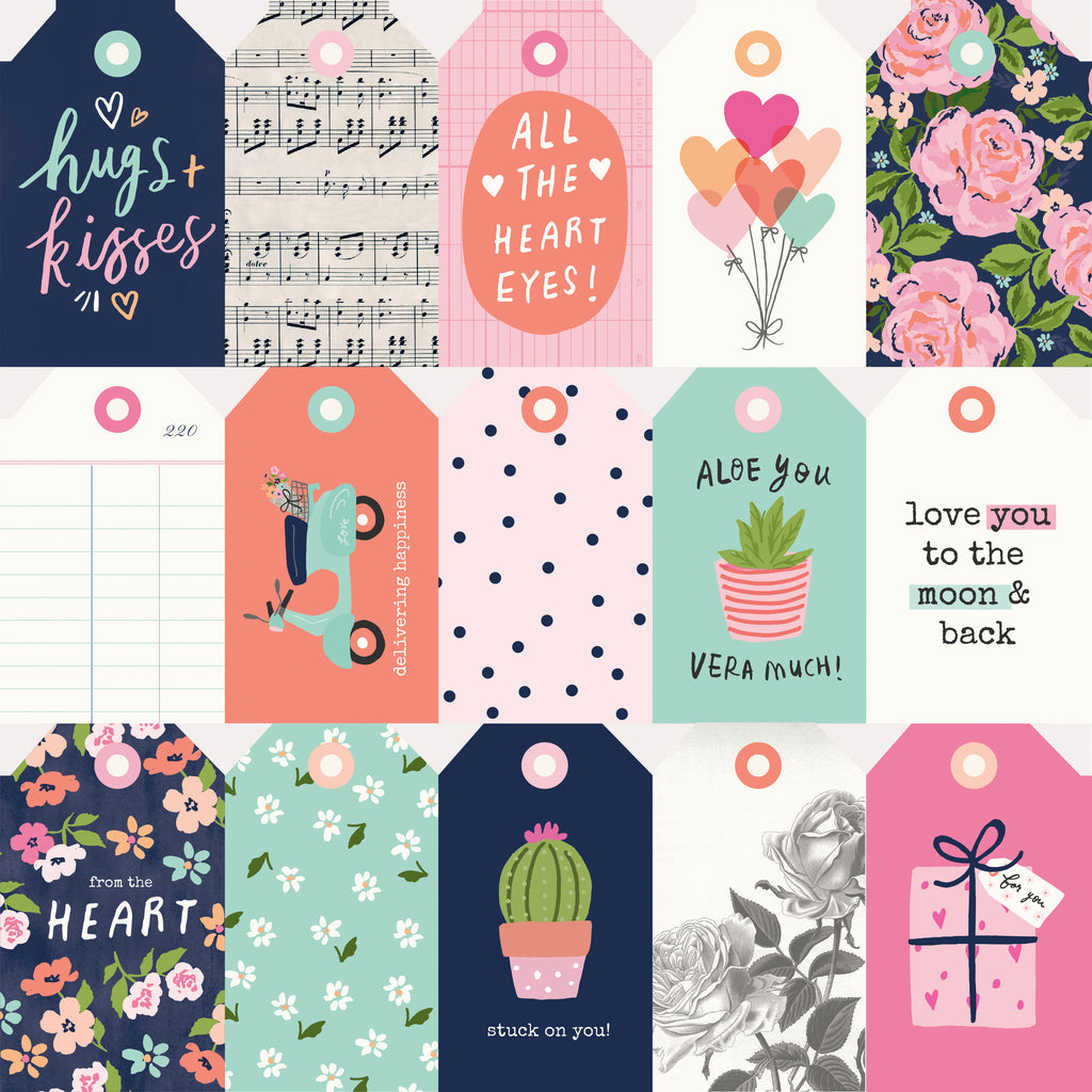 Simple Stories Happy Hearts Puffy Stickers (HHE16919)
